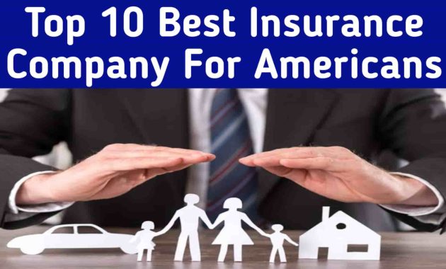 Top 10 Best Insurance Company For Americans